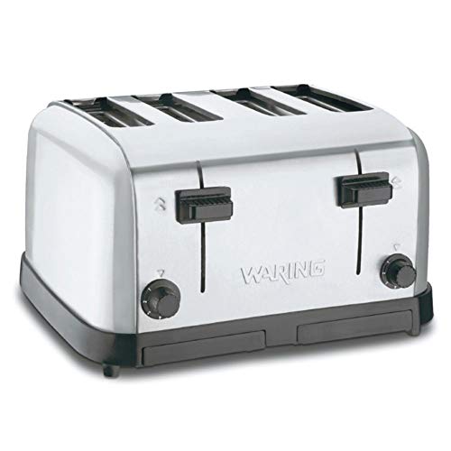 Waring Tostadora comercial de 4 rebanadas WCT708