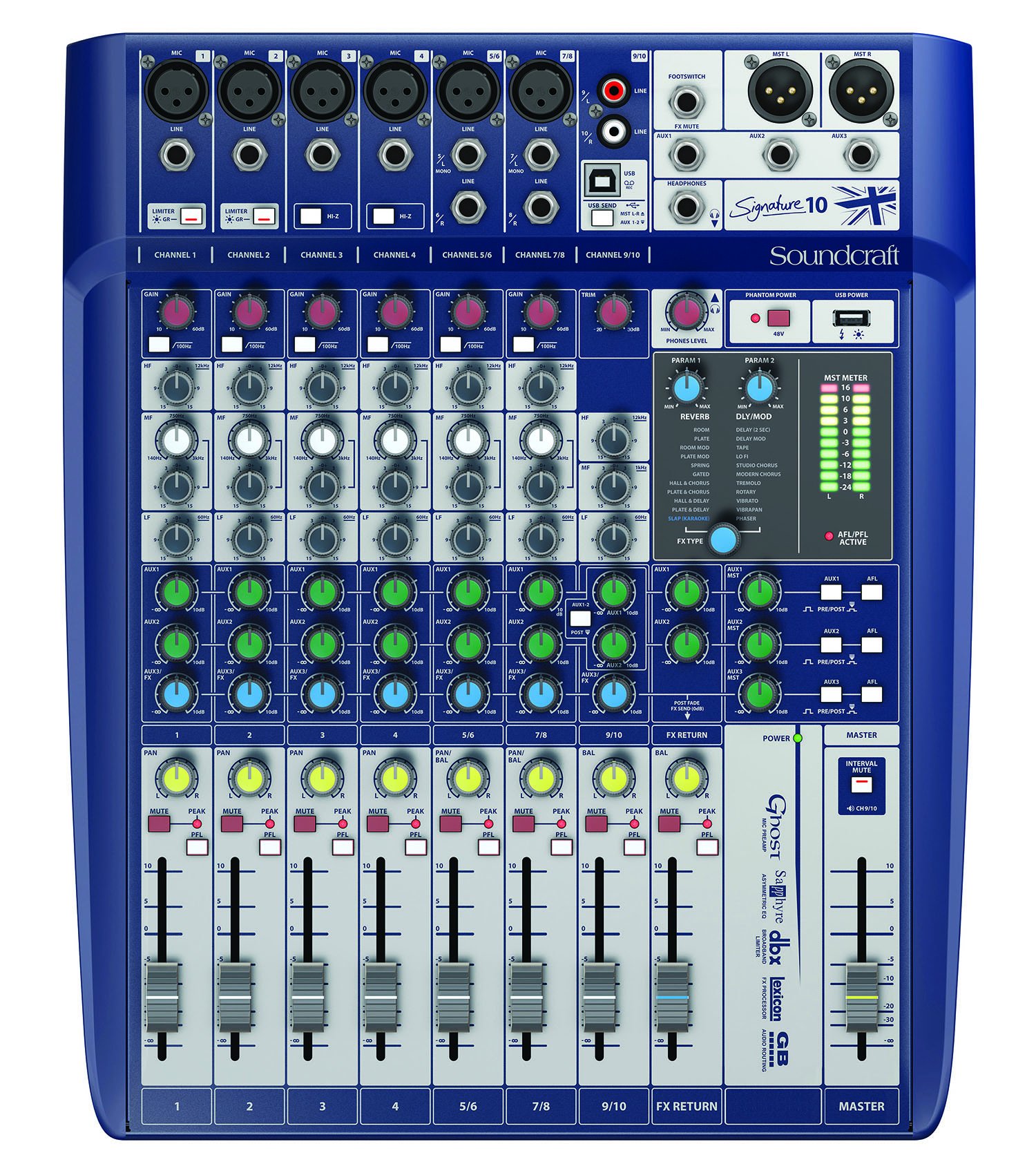 Soundcraft Mezclador analógico Signature 10 de 10 canal...