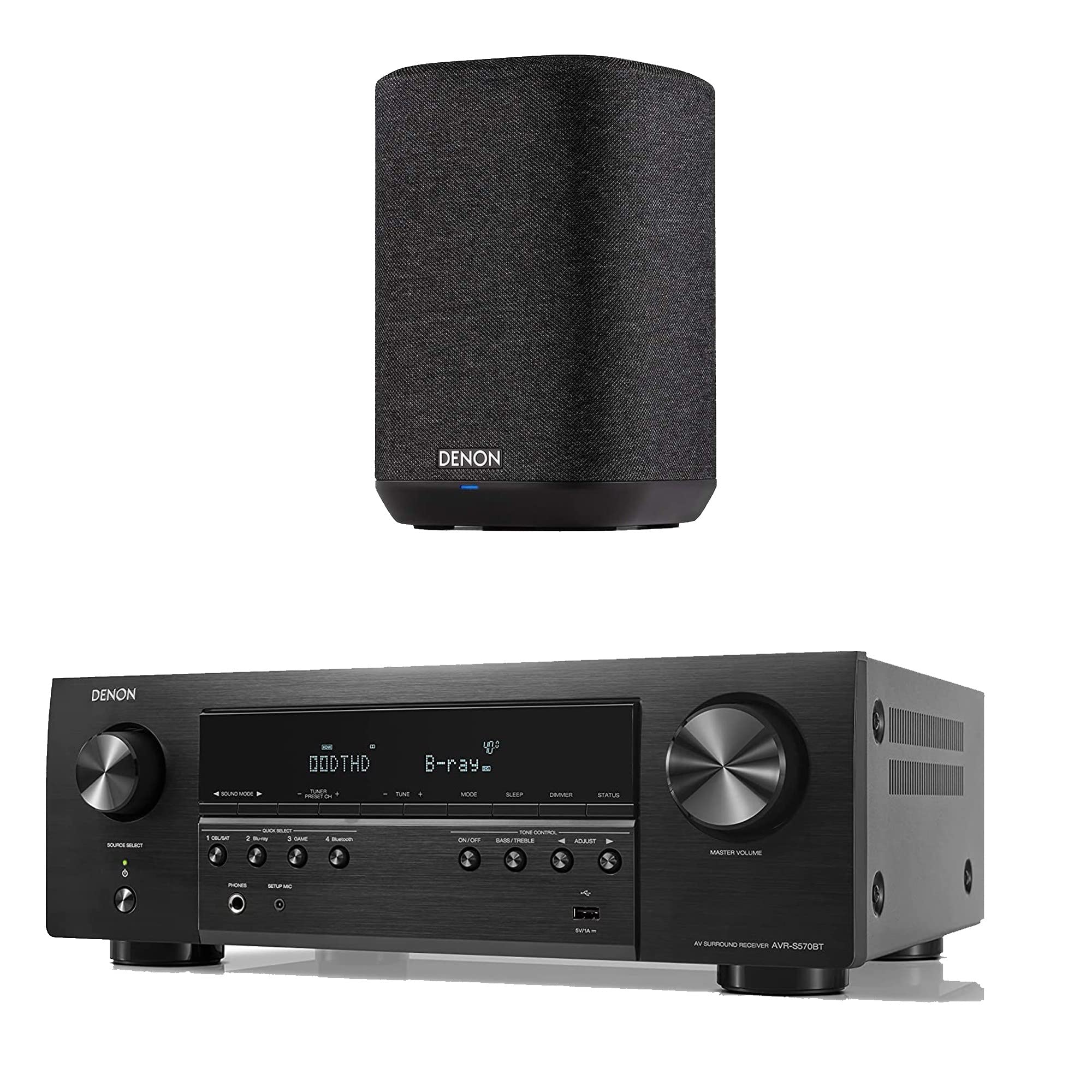 Denon AVR-S570BT Receptor AV de 5.2 canales - Audio y v...