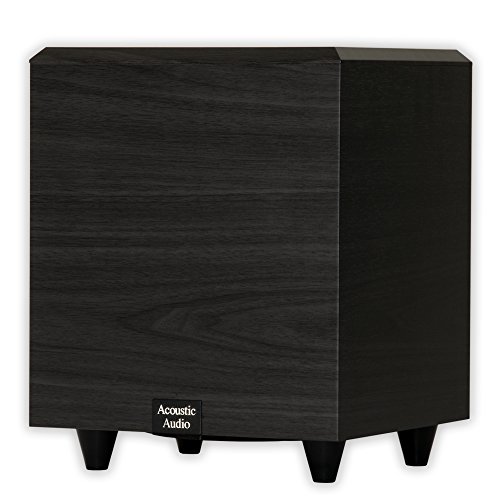 Acoustic Audio Subwoofer autoamplificado PSW-6 Down Firing (negro)