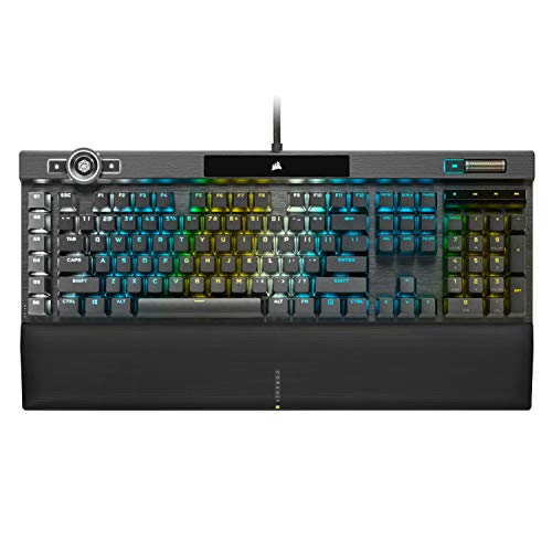 Corsair Teclado óptico-mecánico para juegos K100 RGB