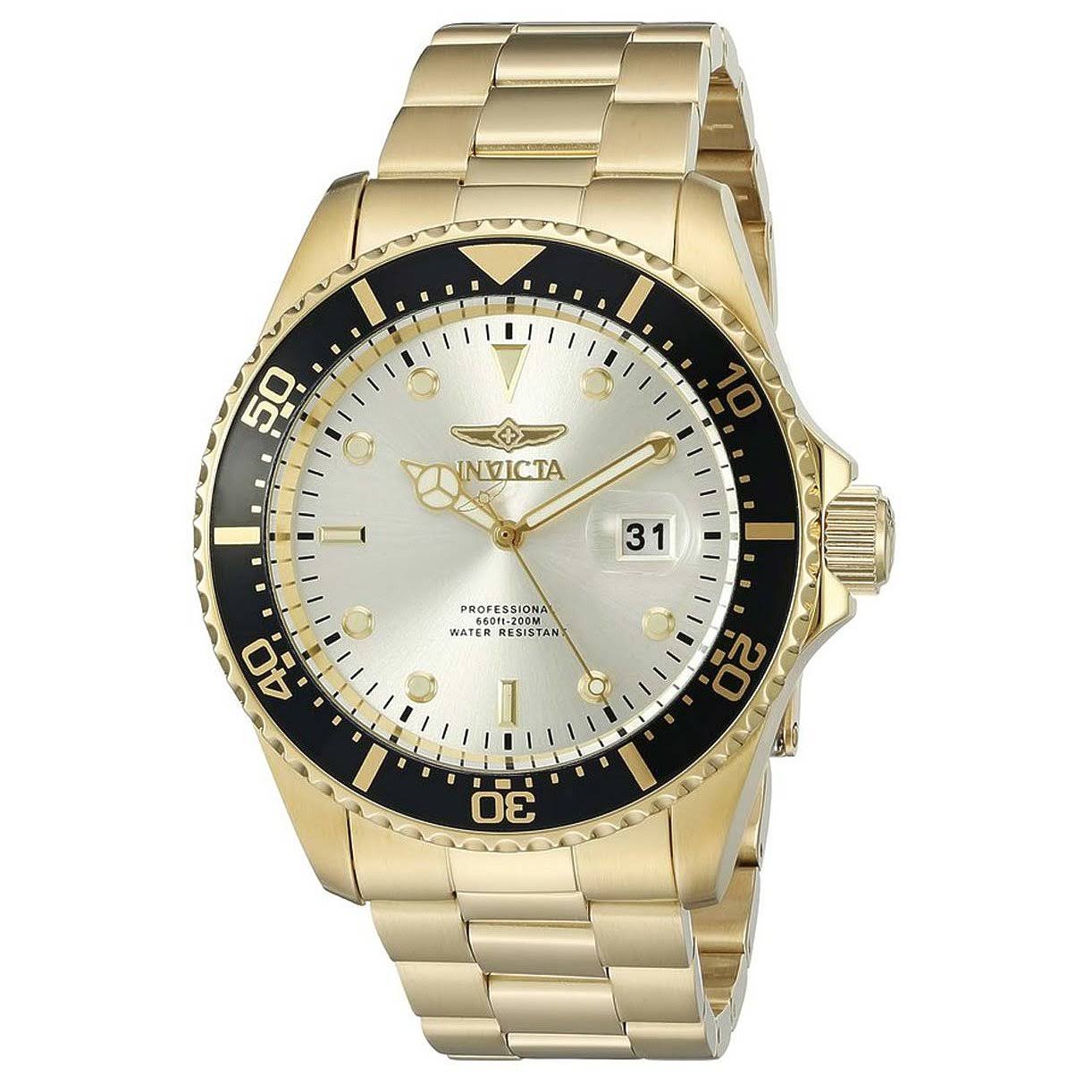 Invicta Reloj casual de acero inoxidable de cuarzo 'Pro Diver' para hombre (modelo: 22065)