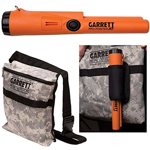 Garrett Pro Pointer Detector de metales ProPointer resistente al agua con funda de camuflaje