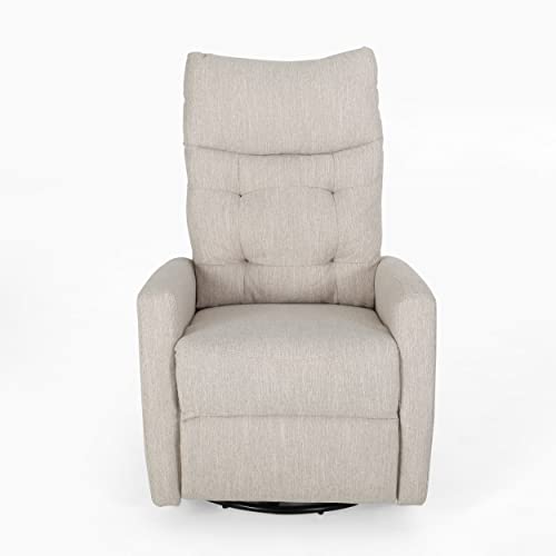 Great Deal Furniture Ishtar Contemporary Glider Sillón reclinable giratorio con respaldo para guardería