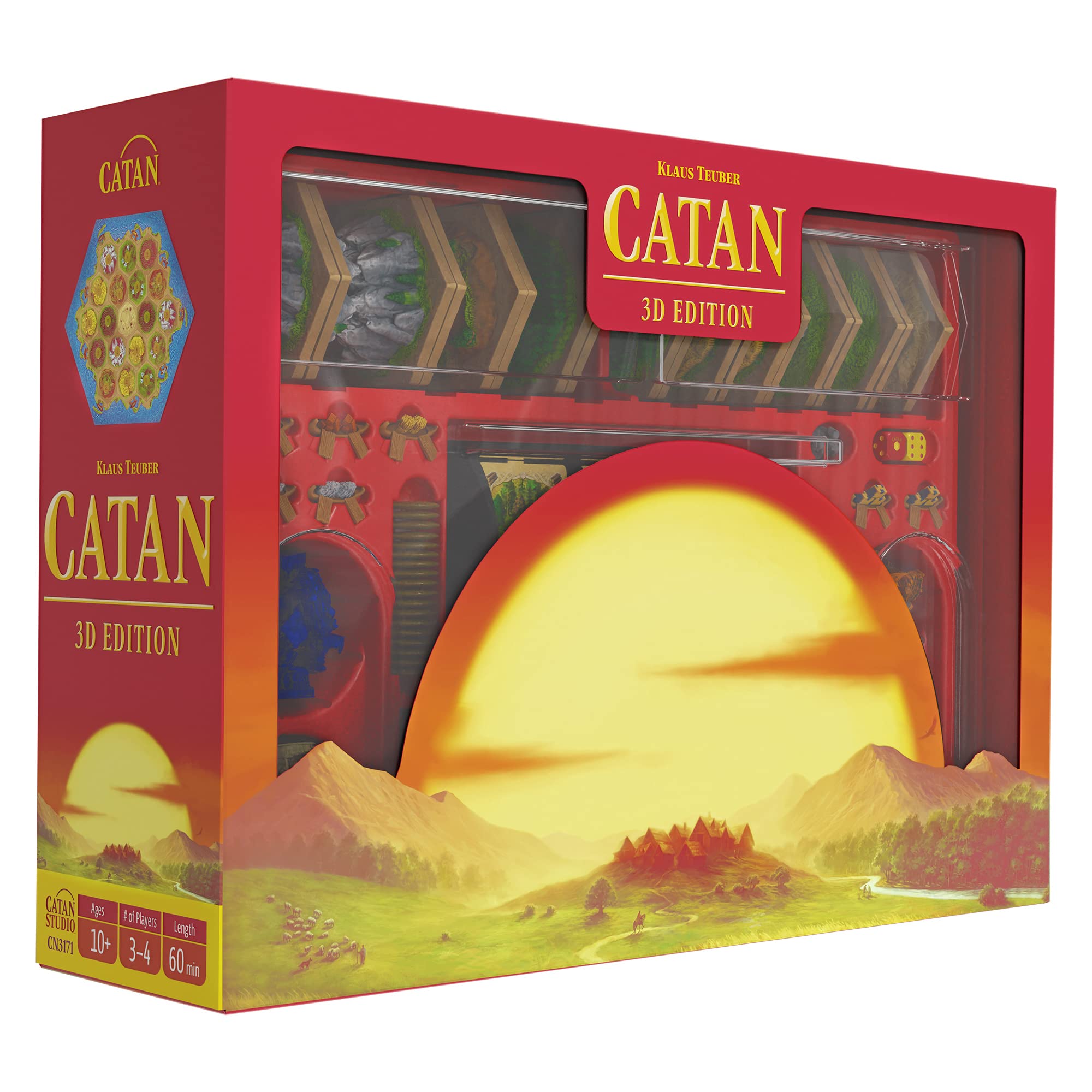 CATAN EDICIÓN 3D Juego de estrategia de mesa con mosaic...