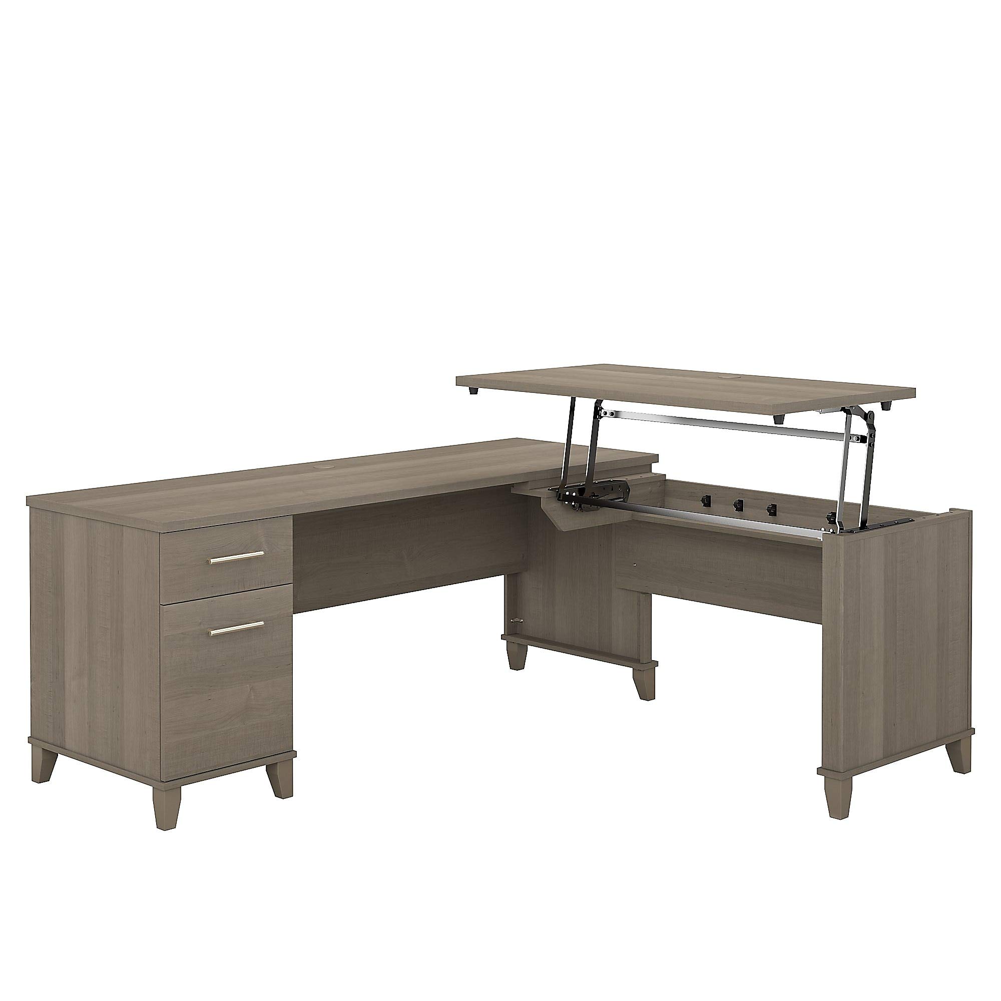 Bush Furniture Somerset 72W Escritorio en forma de L de...