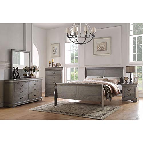 Acme Furniture Louis Philippe 23827EK Cama King Orienta...