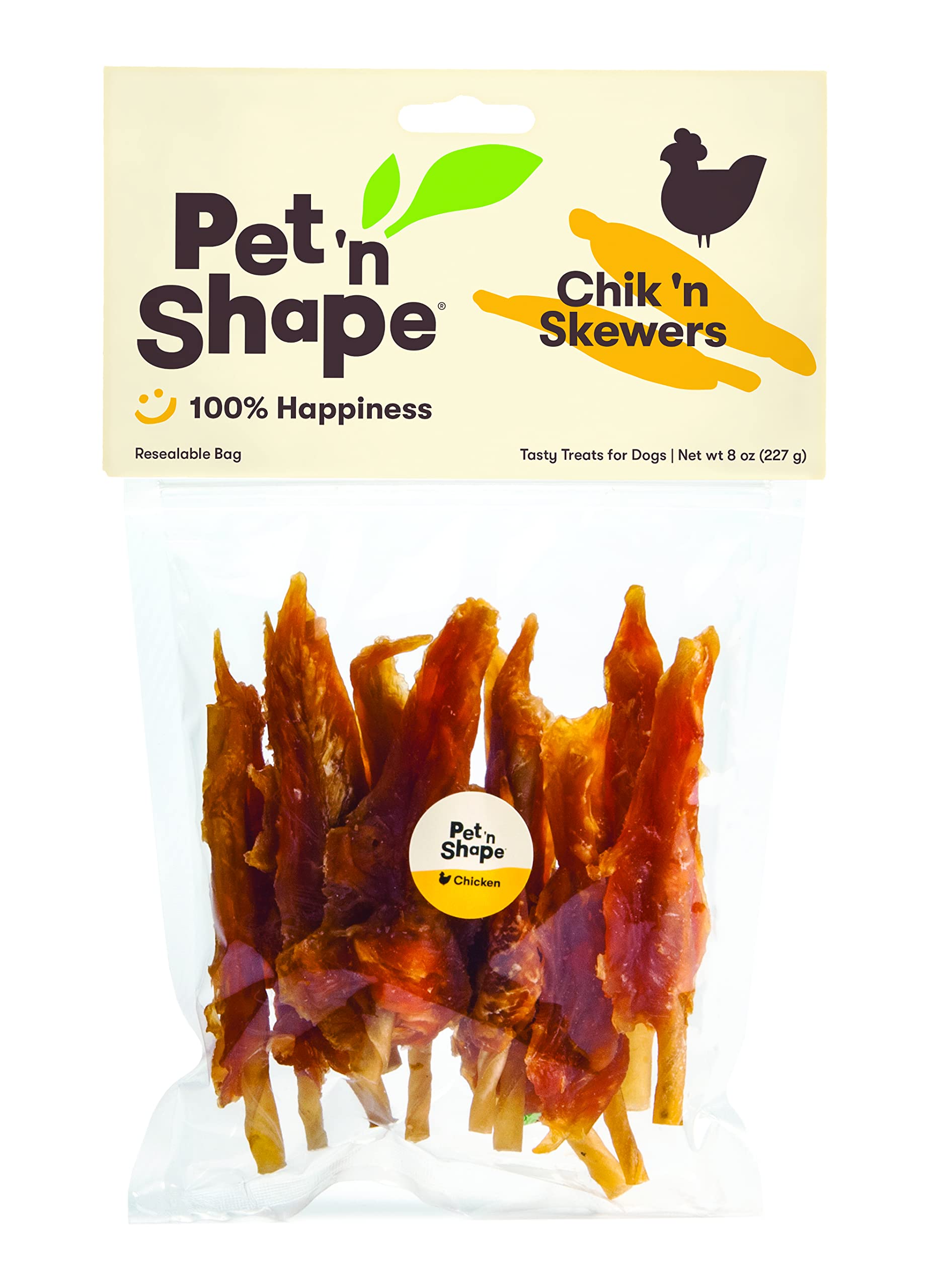 Pet 'N Shape Chik 'n Skewers Golosinas para perros mast...