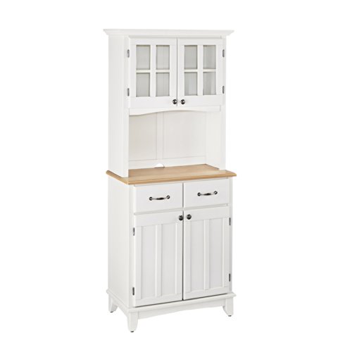 Home Styles Buffet de Buffet Blanco con Tapa de Madera ...