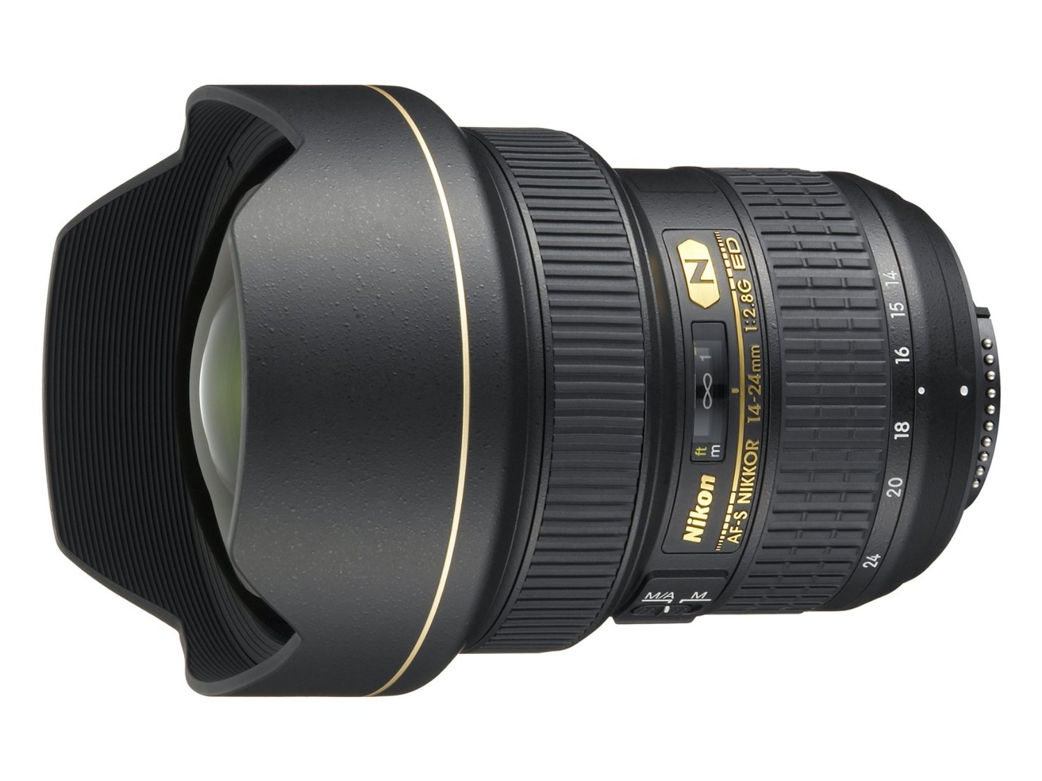 Nikon Objetivo zoom AF-S FX NIKKOR 14-24 mm f / 2.8G ED...