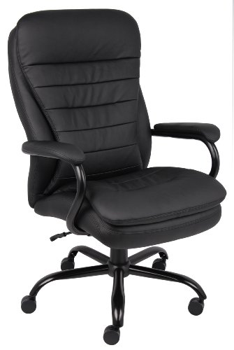 Boss Office Products Silla LeatherPlus de doble felpa p...