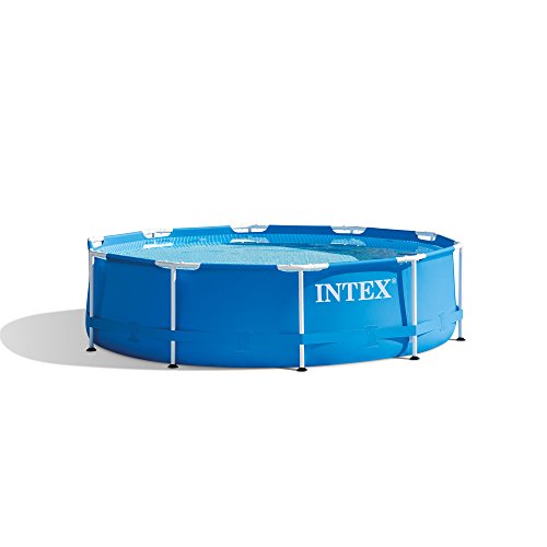 Intex Piscina sobre el suelo con bomba de filtro...