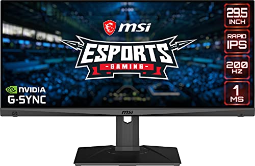 MSI Full HD Rapid-IPS 1ms 2560 x 1080 Ultra Wide 200Hz ...