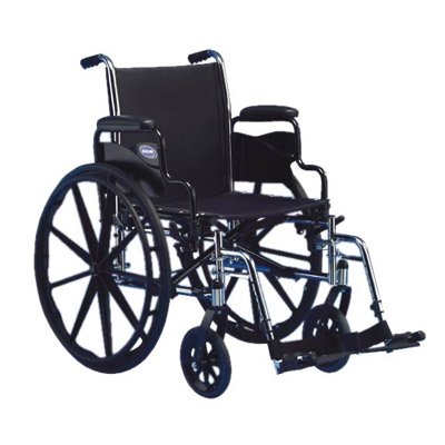 Invacare Silla de ruedas Tracer SX5 (22 pulg. x 16 pulg. con brazos abatibles a la altura del escritorio)