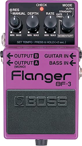 Boss Pedal de efectos de guitarra Flanger BF-3