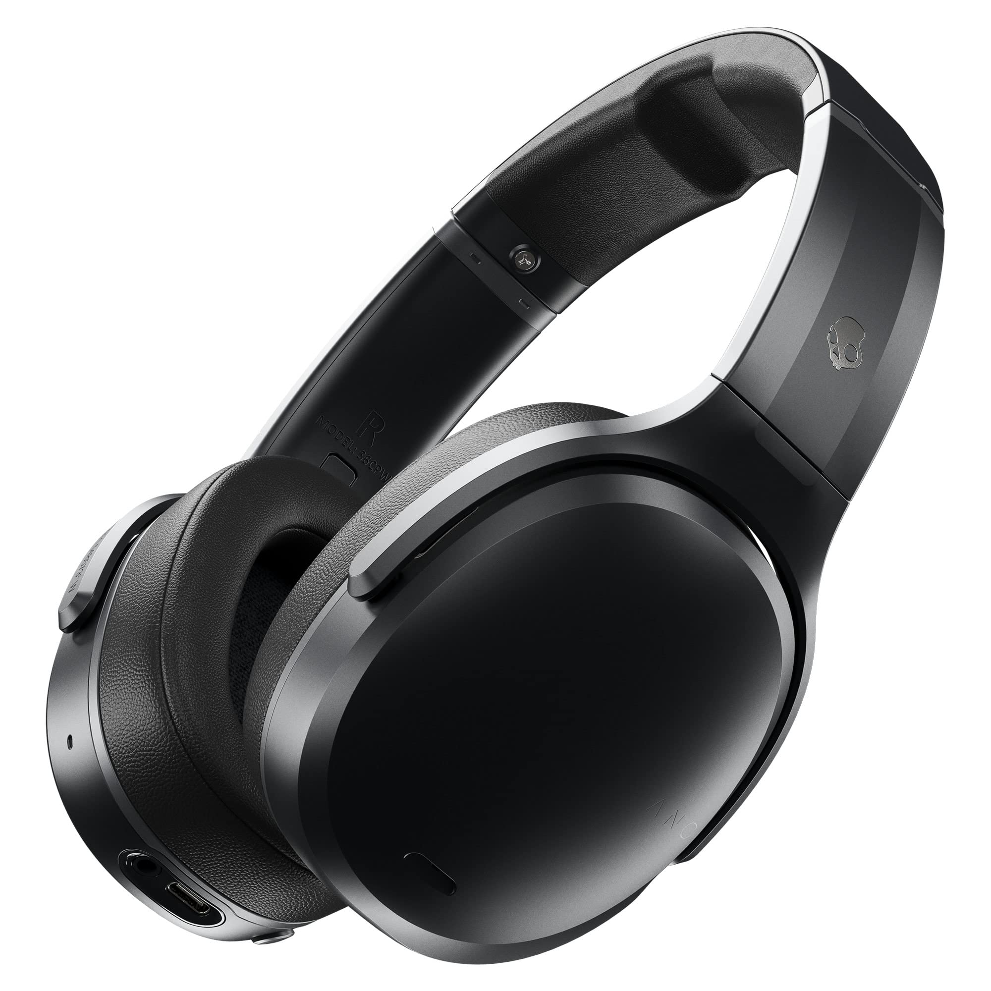 Skullcandy Auriculares inalámbricos con cancelación de ruido personalizados Crusher ANC - Negro