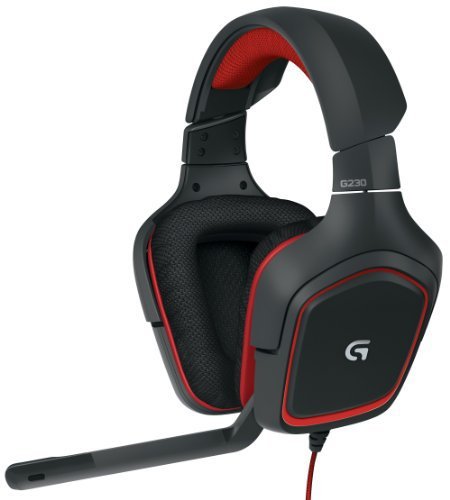 Logitech Auriculares estéreo para juegos G230 con micrófono