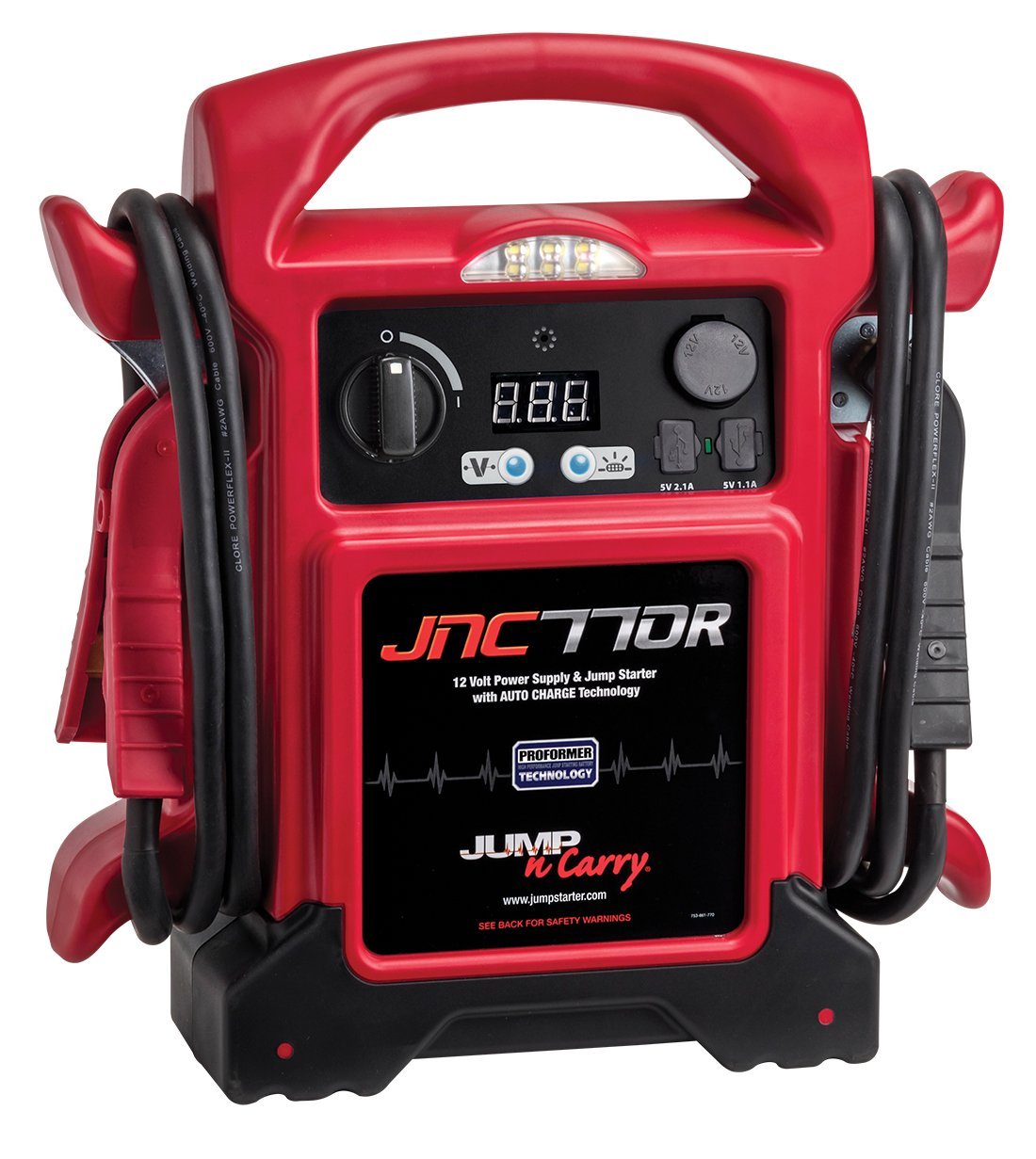 Clore Automotive Arrancador Jump-N-Carry JNC770R 1700 P...