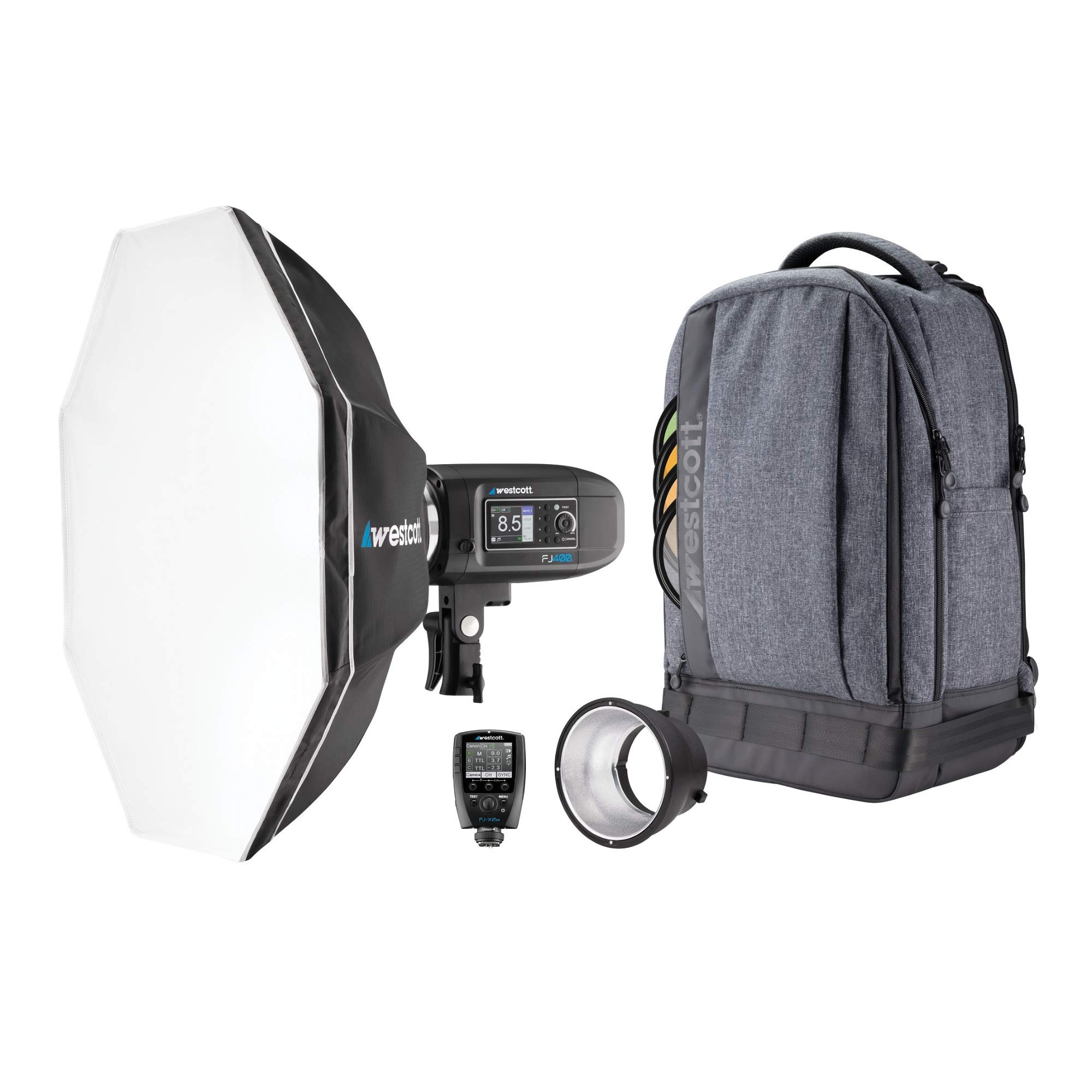 Westcott FJ400 Strobe 1-Light Backpack Kit with FJ-X2m ...