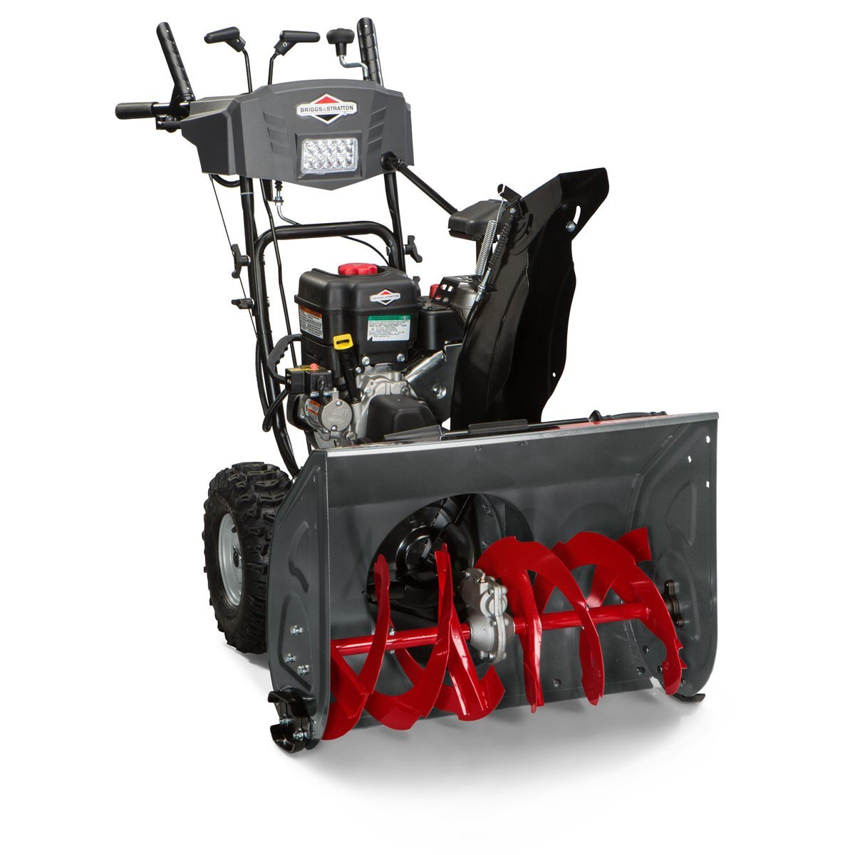 Briggs and Stratton Power Products Briggs and Stratton 1696619 Lanzador de nieve de dos etapas con motor de 250 cc y arranque eléctrico