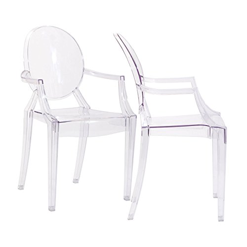 Modway Juego de 2 sillones de comedor Casper