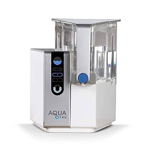 AQUA TRU AquaTru - Sistema de purificación de filtración de agua para encimera con tecnología exclusiva de ósmosis ultra inversa de 4 etapas (no requiere instalación ni plomería) | Sin BPA