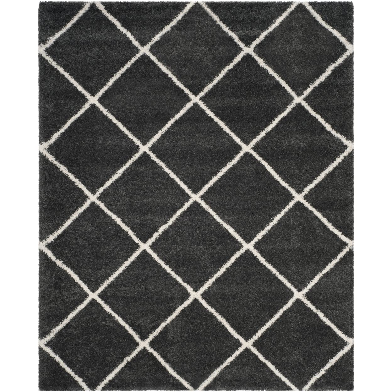 Safavieh Colección Indie Shag 2'3'' x 7' gris/marfil SG...